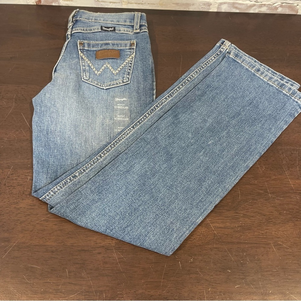Wrangler Kids' boot Blue Jeans 10 reg NWT